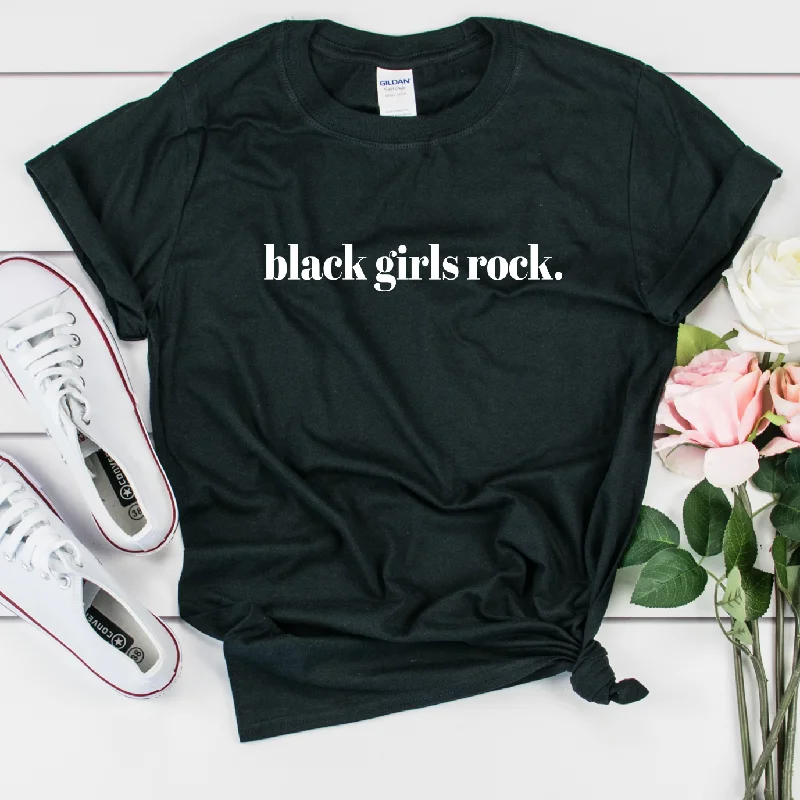 Black Girls Rock Shirt - Unisex Women Modern Fit Short Sleeve