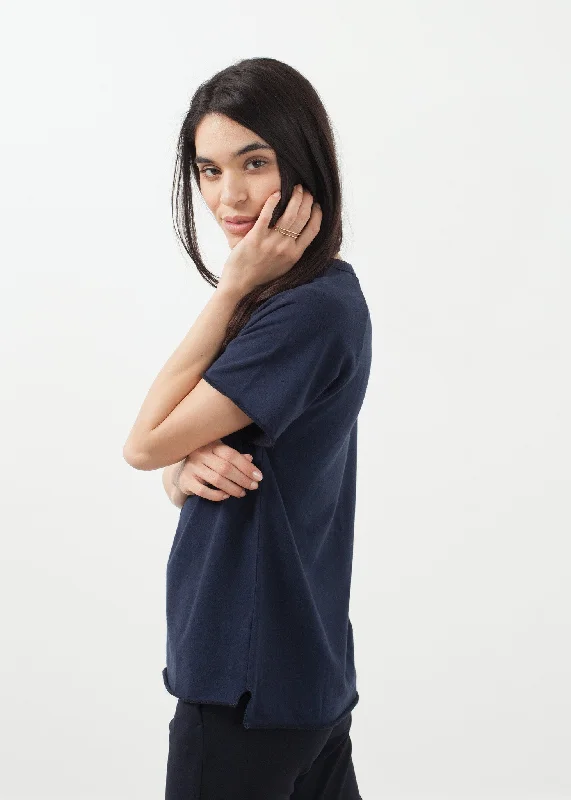 Unisex Cotton Tencel Shirt Casual Loose Short Sleeve