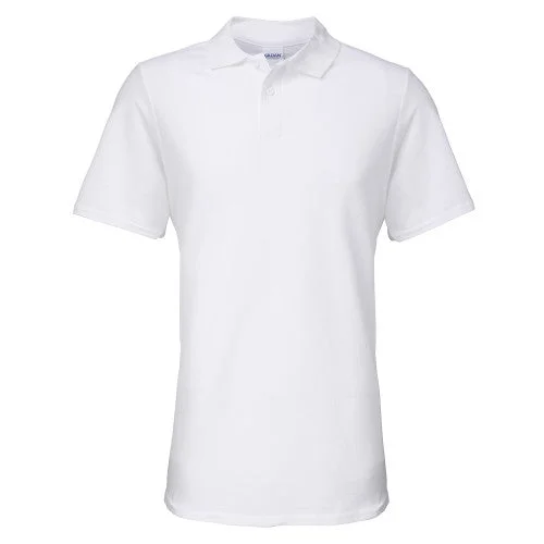 Gildan Unisex Adult Double Piqué Soft Touch Polo Shirt Fashionable Draped Short Sleeve Gildan Unisex Adult Double Piqué Soft Touch Polo Shirt Fashionable Draped Short Sleeve