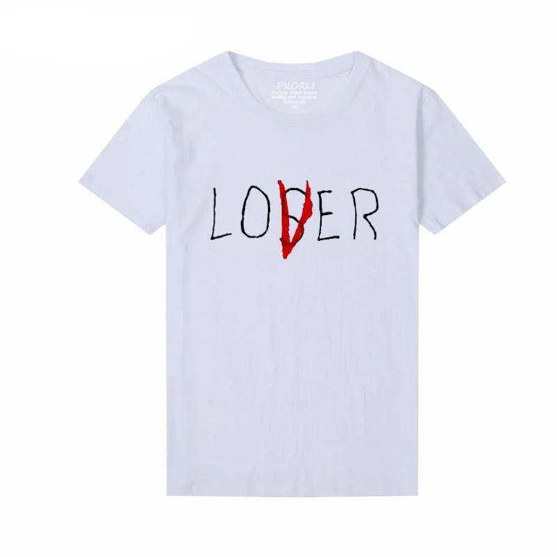 Losers Club Women Casual Cotton Short Sleeve T Shirt Classic Denim Short Sleeve