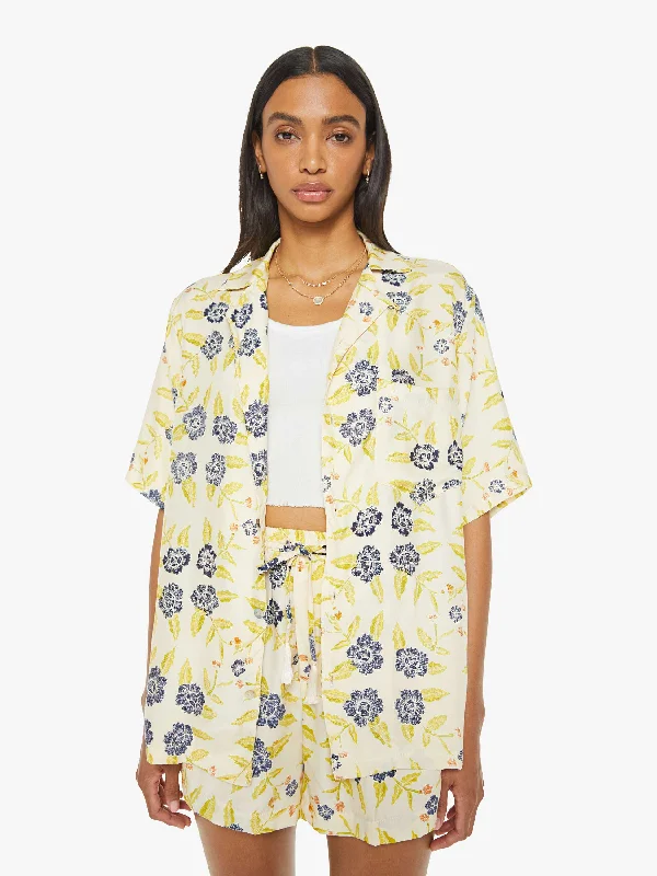 Natalie Martin Kevin Shirt - Prairie Indigo Cozy Summer Short Shirt