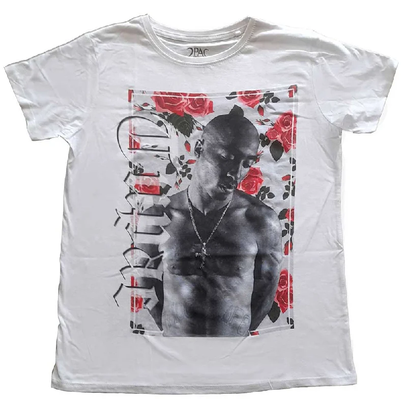 Tupac Ladies T-Shirt: Floral Cozy Warm Stylish