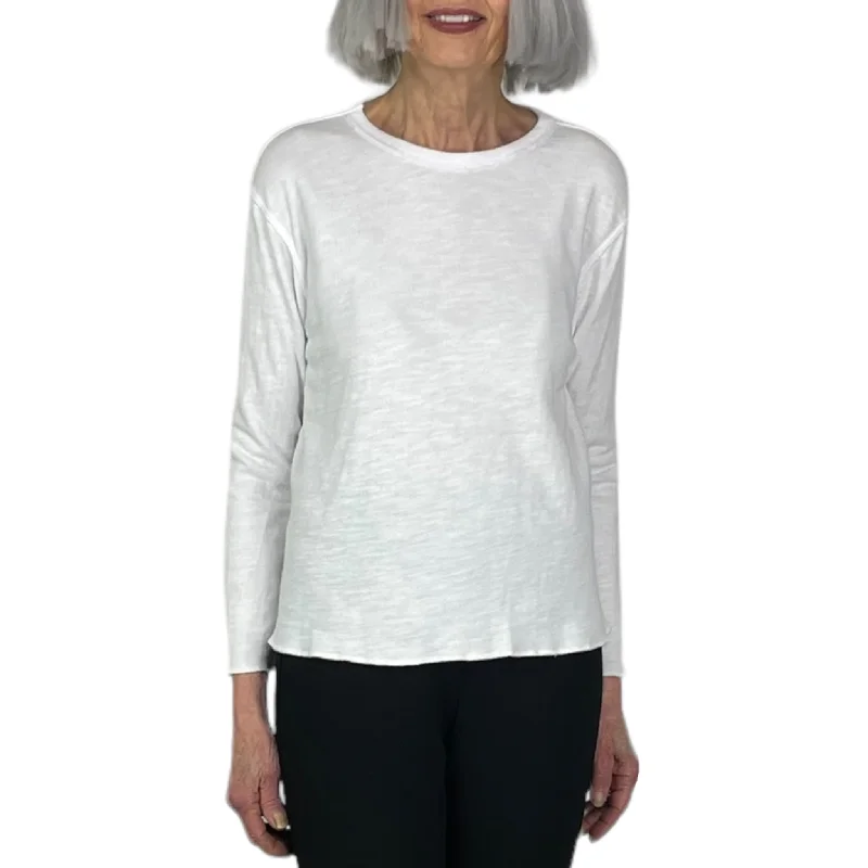 DOUBLE LAYER AGNES TEE Graphic T-Shirt Round Neck Polyester