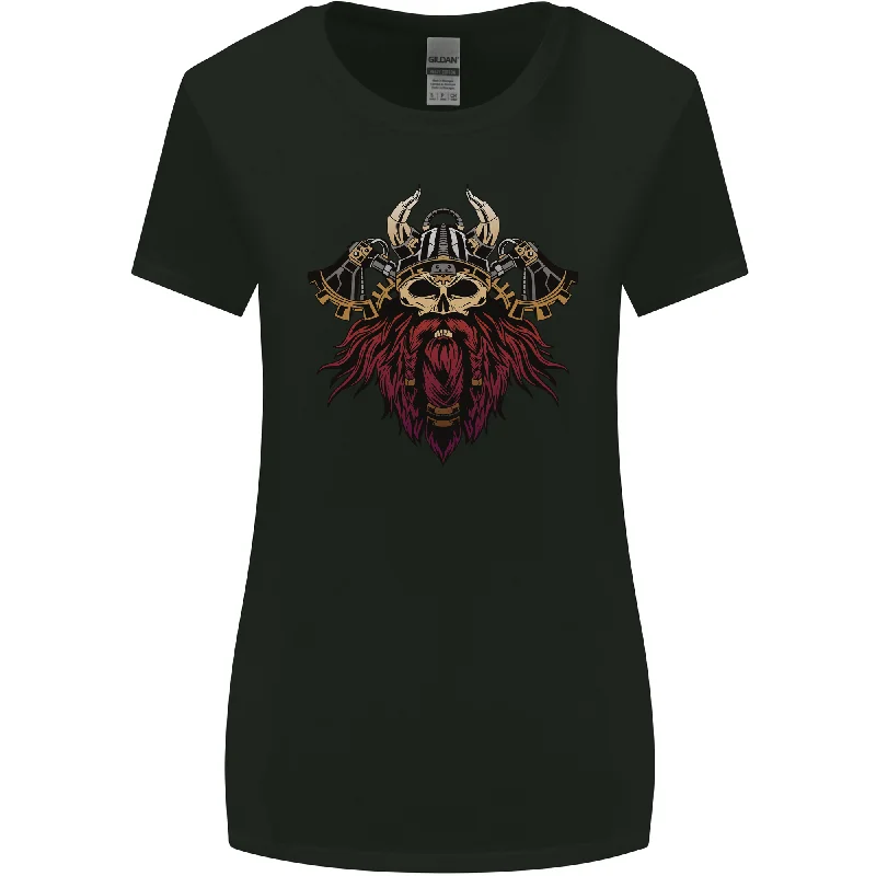 A Steampunk Viking Womens Wider Cut T-Shirt Fleece Nylon Spandex