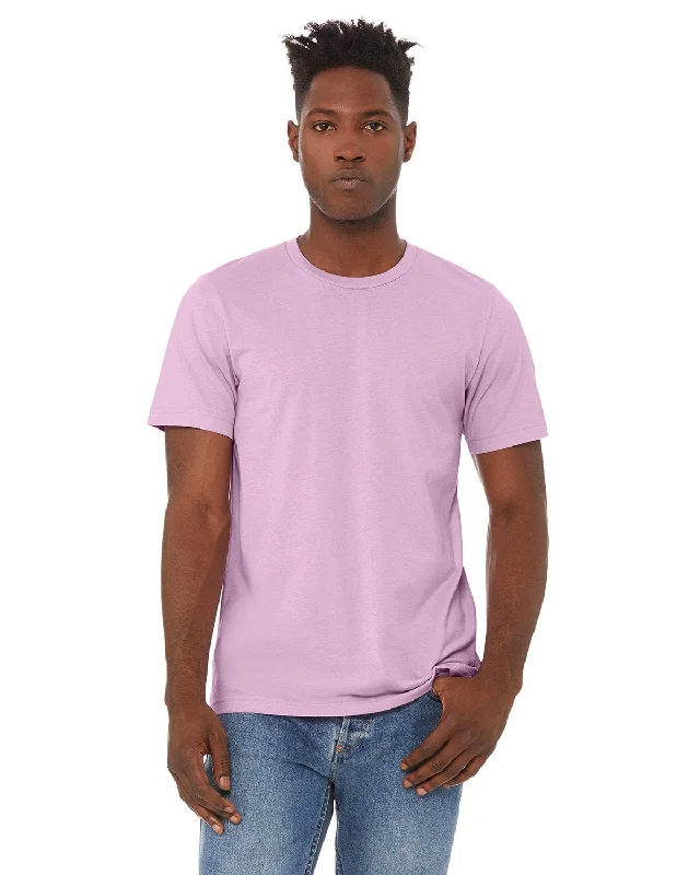 Bella+Canvas Unisex T-Shirt | Lilac Hooded Caped Shawl Collar