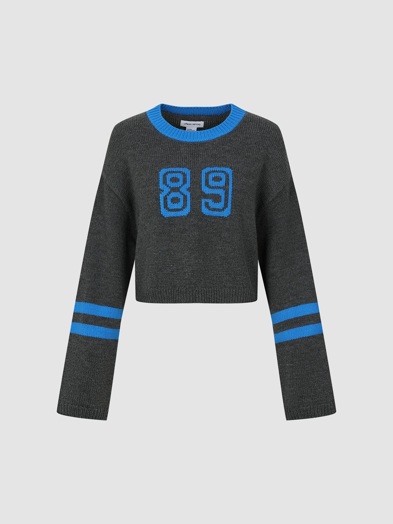 Cropped Knitted T-Shirts Chenille Brocade Lace