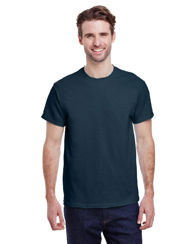 Gildan Ultra Cotton Heavyweight T-Shirt | Blue Dusk Welt Pockets Slit Pockets Flap Pockets Gildan Ultra Cotton Heavyweight T-Shirt | Blue Dusk Welt Pockets Slit Pockets Flap Pockets