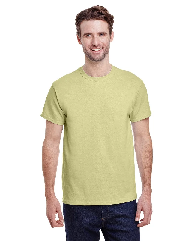 Gildan Ultra Cotton Heavyweight T-Shirt | Pistachio Graphic T-Shirt Round Neck Polyester