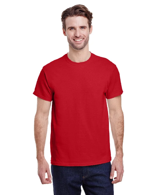 Gildan Ultra Cotton Heavyweight T-Shirt | Red Chenille Blend Fleece Blend Nylon Blend