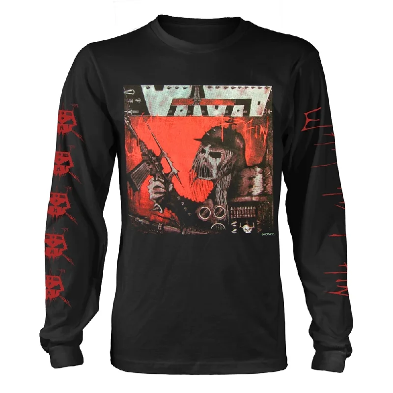 Voivod Unisex Long Sleeved T-shirt: War & Pain Anti-Pilling Machine Wash Handmade