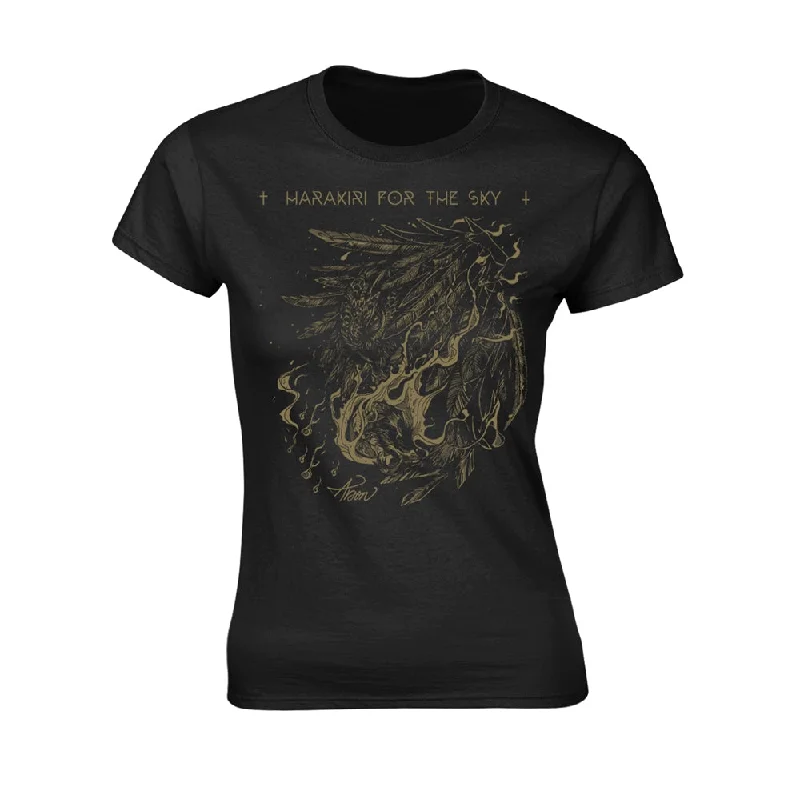 Harakiri For The Sky Ladies T-shirt: Arson Gold Elegant Classic Vintage