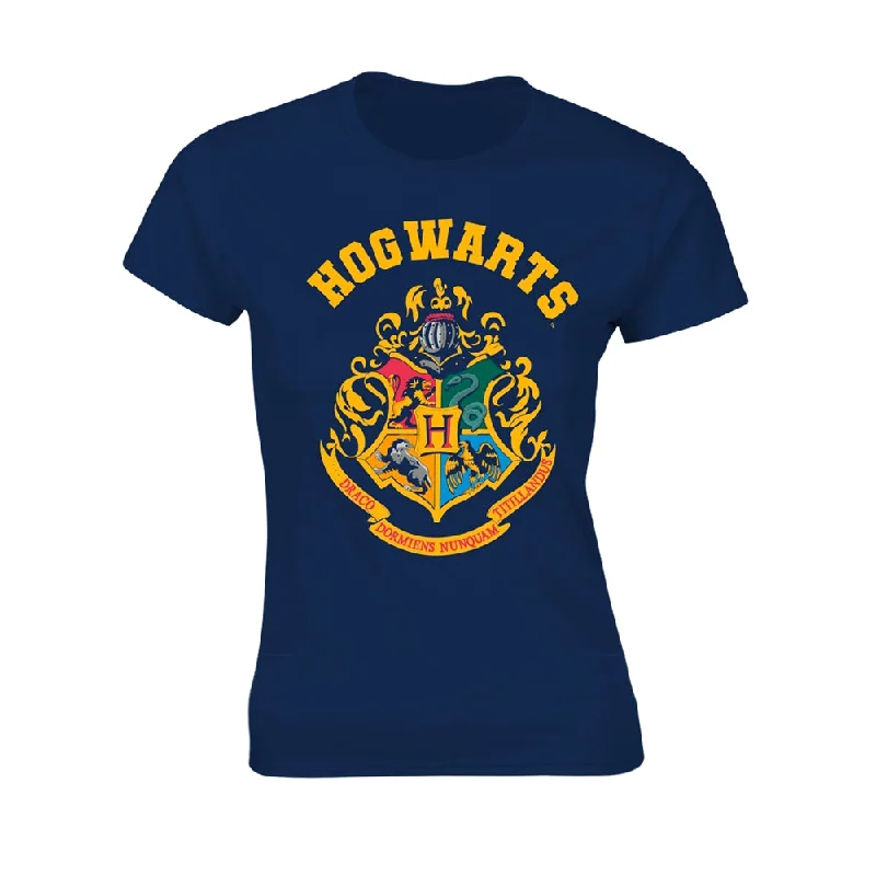 Harry Potter Ladies T-shirt: Hogwarts Hooded Caped Shawl Collar