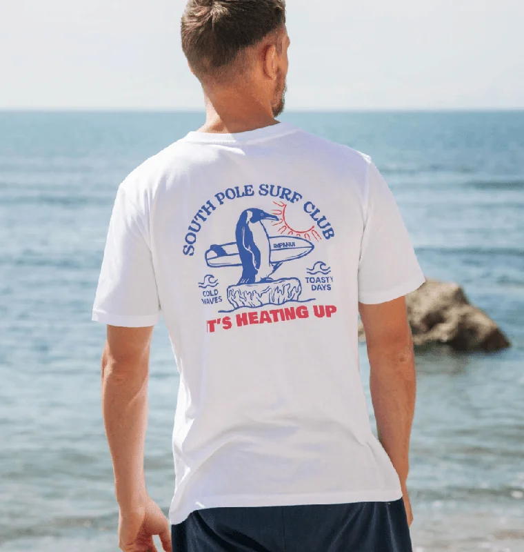 South Pole Surf Club T-Shirt Collared T-Shirt Boat Neck A-Line