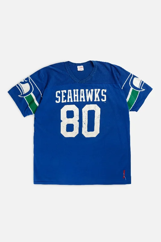 Vintage Seattle Seahawks NFL Tee - XL Jersey Fabric Tulle Fabric Batik Fabric