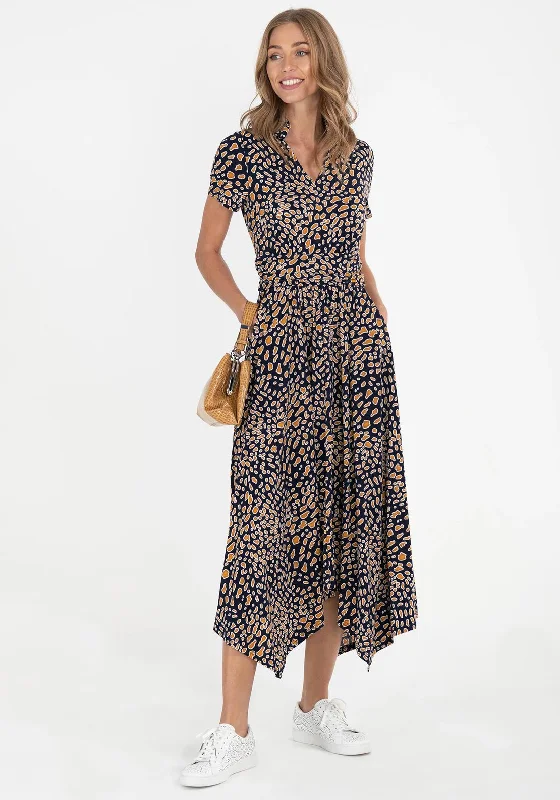 Jolie Moi Frill Collar Handkerchief Skirt Midi Dress, Navy Fashionable Pencil Midi Dress Jolie Moi Frill Collar Handkerchief Skirt Midi Dress, Navy Fashionable Pencil Midi Dress