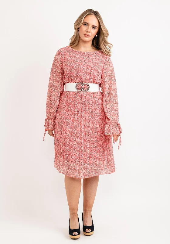 Seventy1 One Size Daisy Round Neck Midi Dress, Coral Multi Fashionable One-Shoulder Midi Dress Seventy1 One Size Daisy Round Neck Midi Dress, Coral Multi Fashionable One-Shoulder Midi Dress