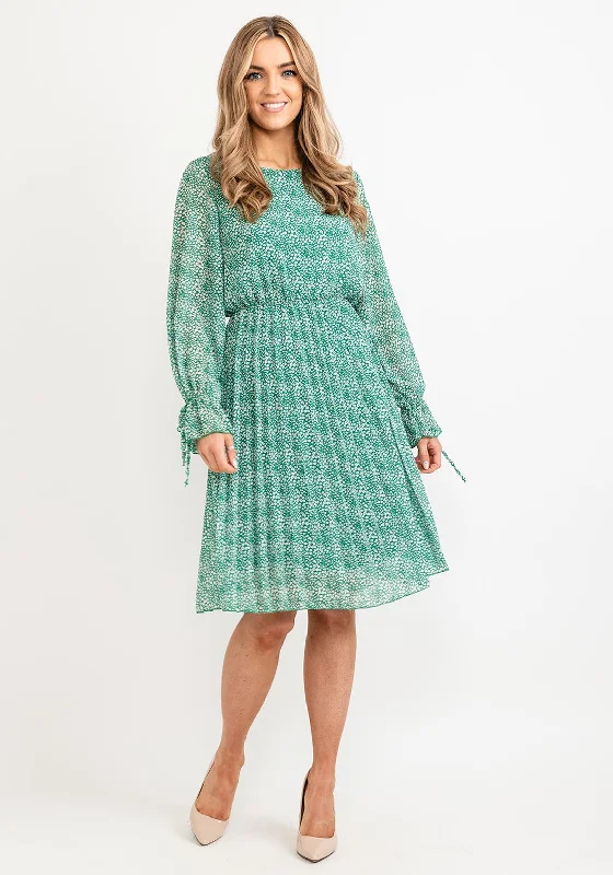 Seventy1 One Size Daisy Round Neck Midi Dress, Green Multi Elegant Satin Slip Midi Dress Seventy1 One Size Daisy Round Neck Midi Dress, Green Multi Elegant Satin Slip Midi Dress