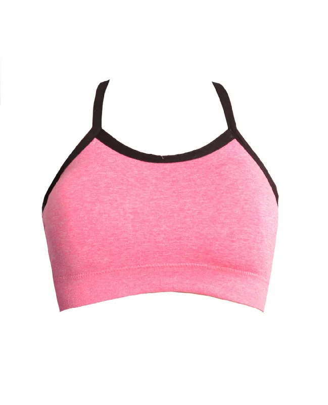 Angelina Cage Style Sports Bra Soft Mesh Bra