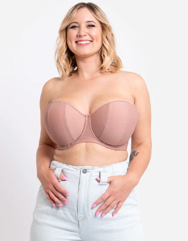 Curvy Kate Luxe Strapless Multiway Bra Latte Contour Bra Style