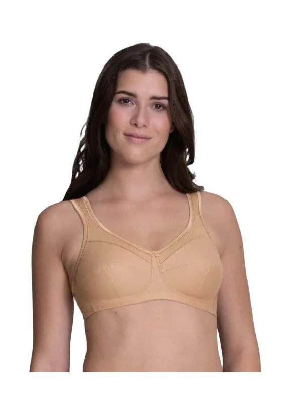 Deep Sand Jana Comfort Cotton Soft Bra Light Padded Bra