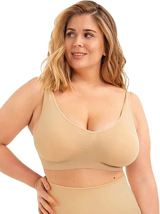 Essentials Wireless Bra High Support Sports Bra