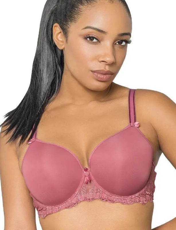 Fit Fully Yours Elise Molded Underwire Bra, Canyon Rose Stretchy Wireless Bra