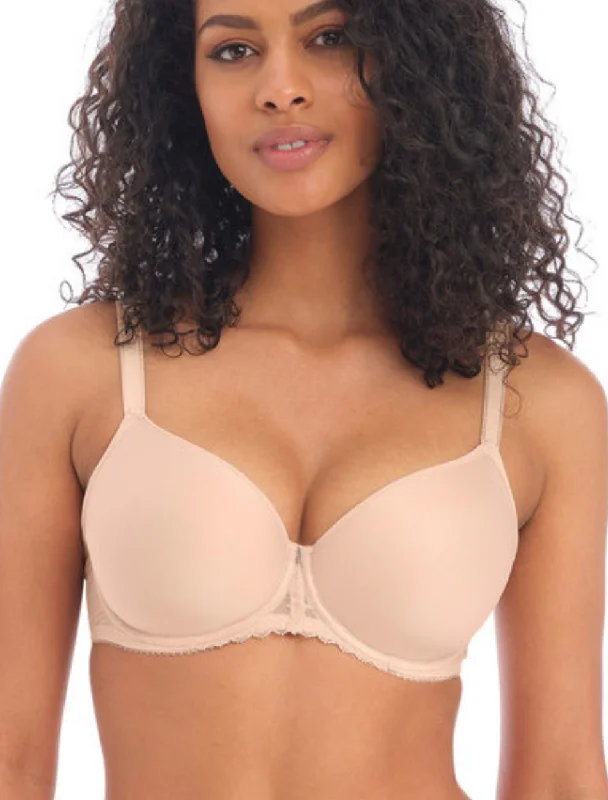 Freya Signature UW Molded Spacer Bra, Natural Beige Comfortable Lace Bra