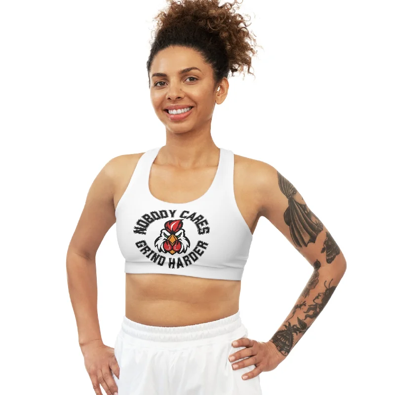 Kickin Chickin Nobody Cares Sports Bra Push-Up Bra Set