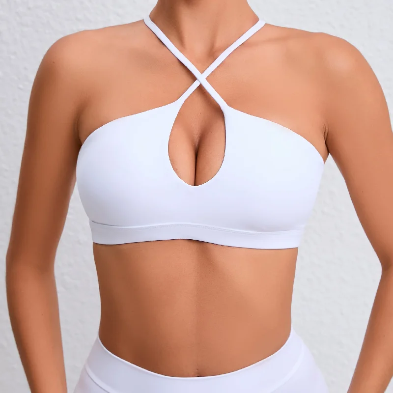 New HyperFlex Criss Cross Sports Bra Full Coverage Bralette