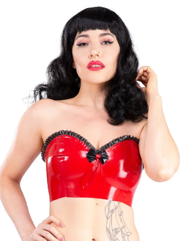 Octopussy Latex Bra Limited Edition Size Small Seamless Fit Bra