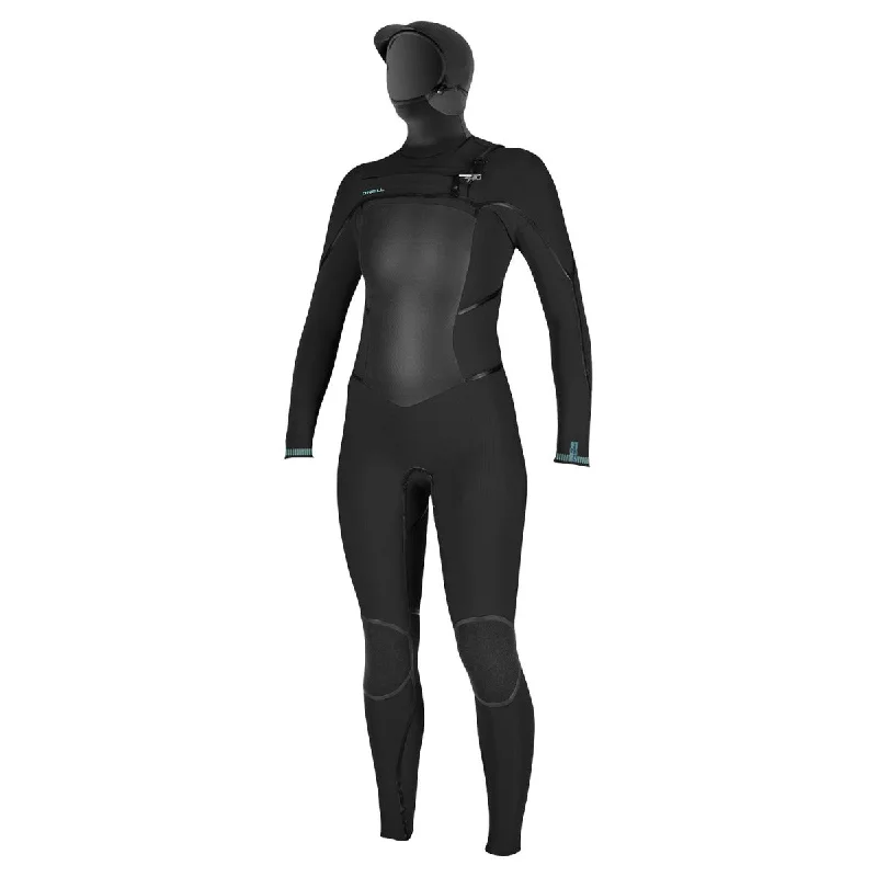 O'Neill Women's Psycho Tech F.U.Z.E. 6/4mm Hooded Wetsuit - A00 Hoodie with Raw Hem Edgy Unfinished O'Neill Women's Psycho Tech F.U.Z.E. 6/4mm Hooded Wetsuit - A00 Hoodie with Raw Hem Edgy Unfinished