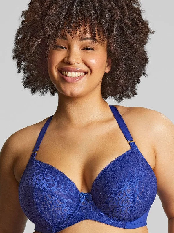 Royal Blue Estel Plunge Bra Full Support Bra