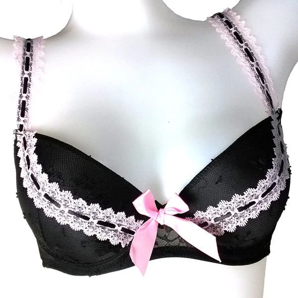 "Sissy Amy" Lace Bra Chic Satin Bra