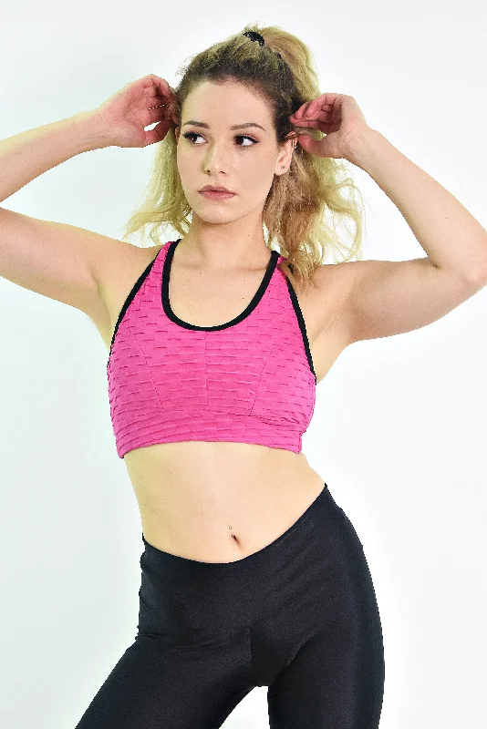 Tereza Bra -Ana ruga Pink Breathable Full Coverage