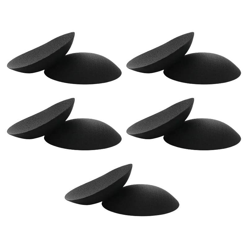Maxbell 5Pairs Womens Bra Inserts Pads Soft Swimsuit Padding Inserts Breast Cups Black Tropical Print Bikini Maxbell 5Pairs Womens Bra Inserts Pads Soft Swimsuit Padding Inserts Breast Cups Black Tropical Print Bikini