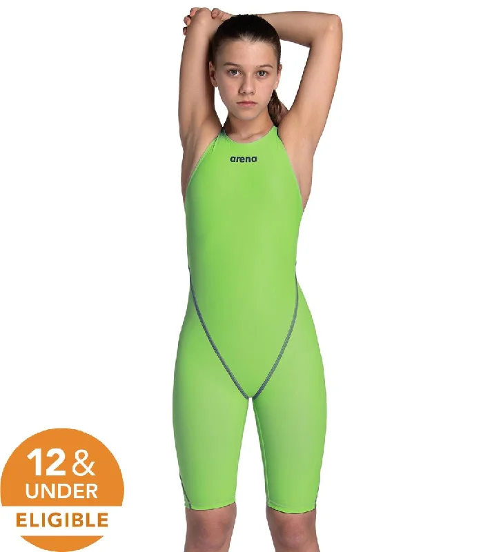 Arena Girls' Powerskin ST Next Limited Edition Open Back Tech Suit Swimsuit Push-Up Bikini Bottoms Arena Girls' Powerskin ST Next Limited Edition Open Back Tech Suit Swimsuit Push-Up Bikini Bottoms