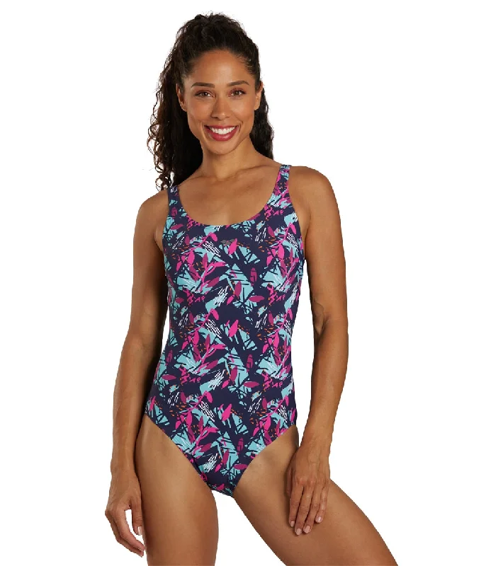 Arena Women's Bodylift Francy Wing Back One Piece Swimsuit Full Coverage Swimsuit