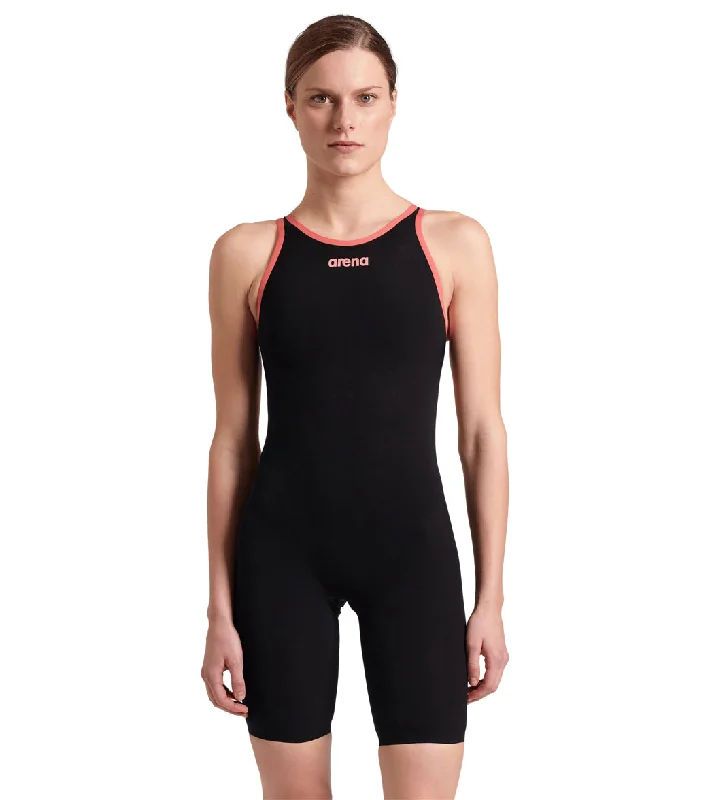 Arena Women's Powerskin Carbon Air2 SL Limited Edition Open Back Tech Suit Swimsuit Black/Biscay Bay Reversible Bikini Set Arena Women's Powerskin Carbon Air2 SL Limited Edition Open Back Tech Suit Swimsuit Black/Biscay Bay Reversible Bikini Set