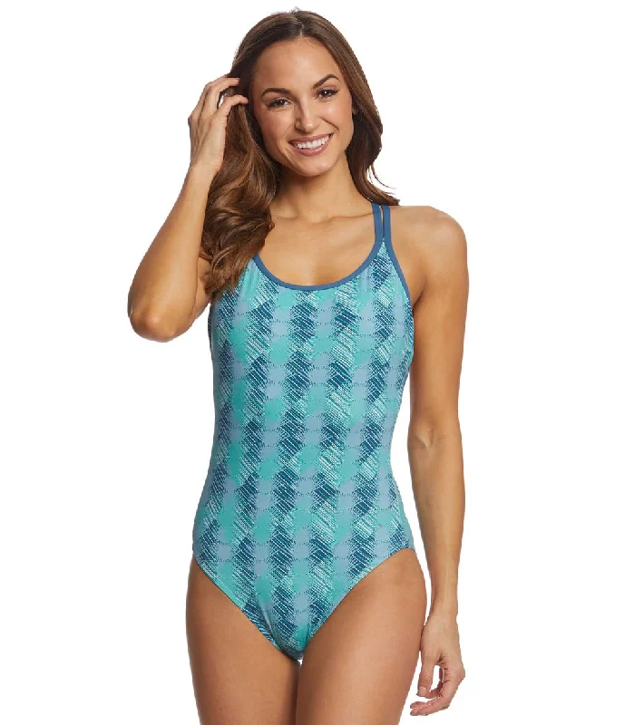 Carve Designs Beacon One Piece Swimsuit Agave Tropical Print Bikini