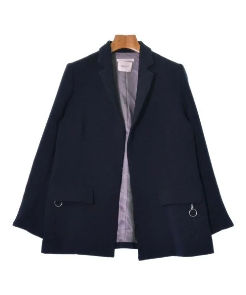 emmi atelier Casual jackets One-Shoulder Jacket Off-the-Shoulder Jacket Asymmetrical Jacket