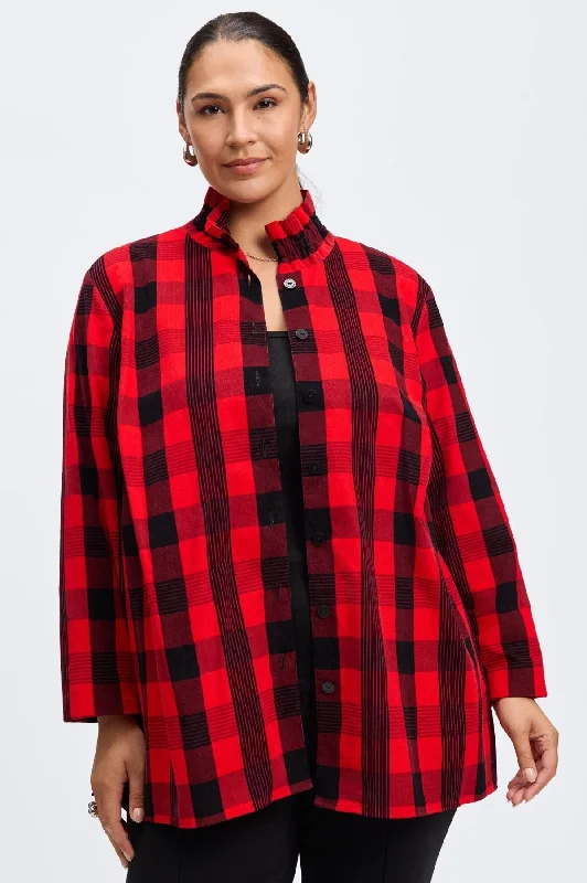 Carolina Plus No Iron Buffalo Check Shirt Jacket Print Jacket Jacquard Jacket Embroidered Jacket Carolina Plus No Iron Buffalo Check Shirt Jacket Print Jacket Jacquard Jacket Embroidered Jacket