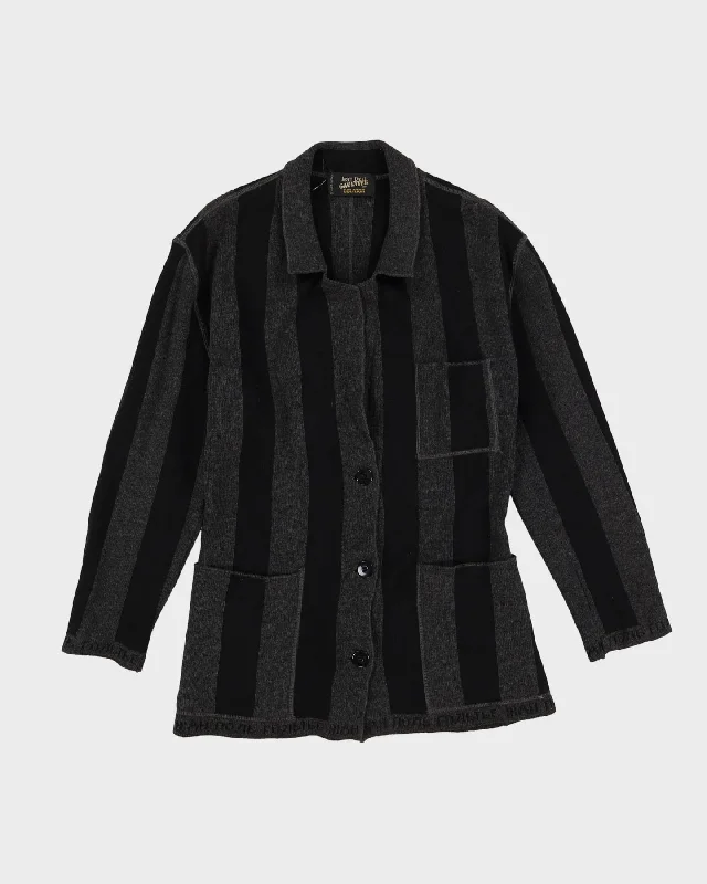 Jean Paul Gaultier Equator 1990s Knitted Blazer Jacket - M Knit Fabric Woven Fabric Fleece Fabric Jean Paul Gaultier Equator 1990s Knitted Blazer Jacket - M Knit Fabric Woven Fabric Fleece Fabric