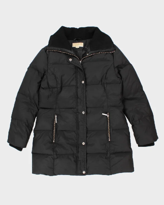 Michael Kors Puffer Jacket - M One-Shoulder Jacket Off-the-Shoulder Jacket Asymmetrical Jacket