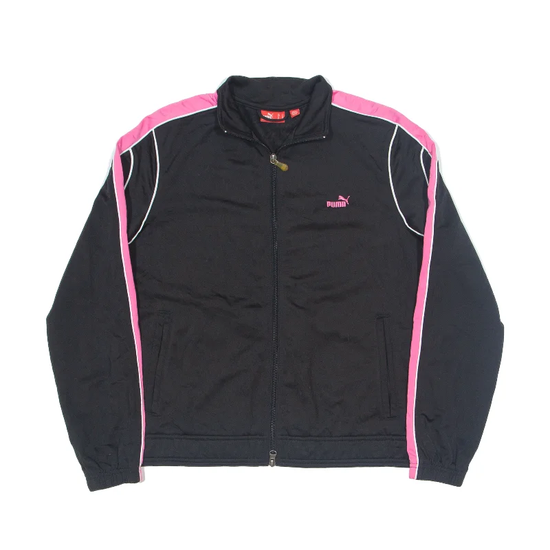 PUMA Track Jacket Black Colourblock Womens UK 14 Chenille Fabric Brocade Fabric Lace Fabric PUMA Track Jacket Black Colourblock Womens UK 14 Chenille Fabric Brocade Fabric Lace Fabric