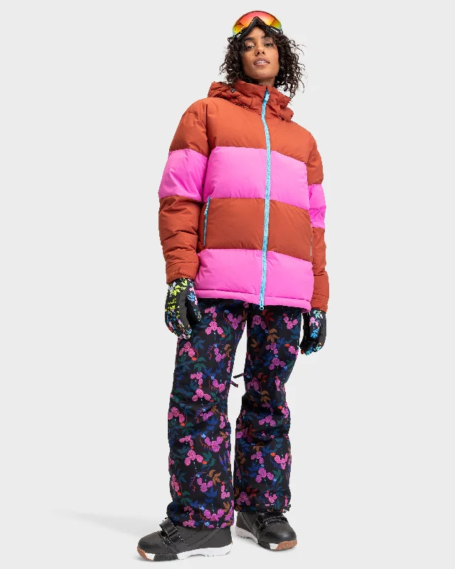 Womens Roxy X Rowley Block Puffer Snow Jacket Wool Jacket Cashmere Jacket Tweed Jacket Womens Roxy X Rowley Block Puffer Snow Jacket Wool Jacket Cashmere Jacket Tweed Jacket