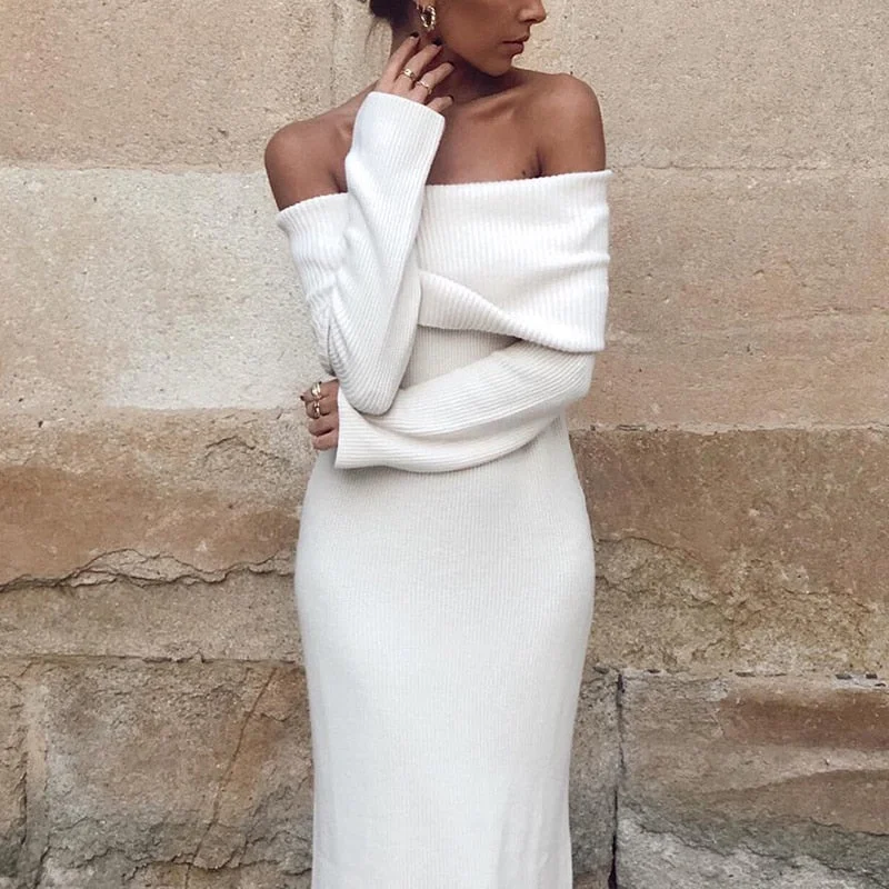 Amy Fashion - Fashion Ladies Slim Chic Female Dress