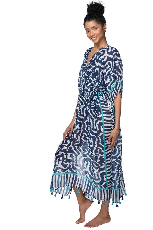 Dreamscape Poolside Maxi Dress Comfortable Pleated Maxi Dress