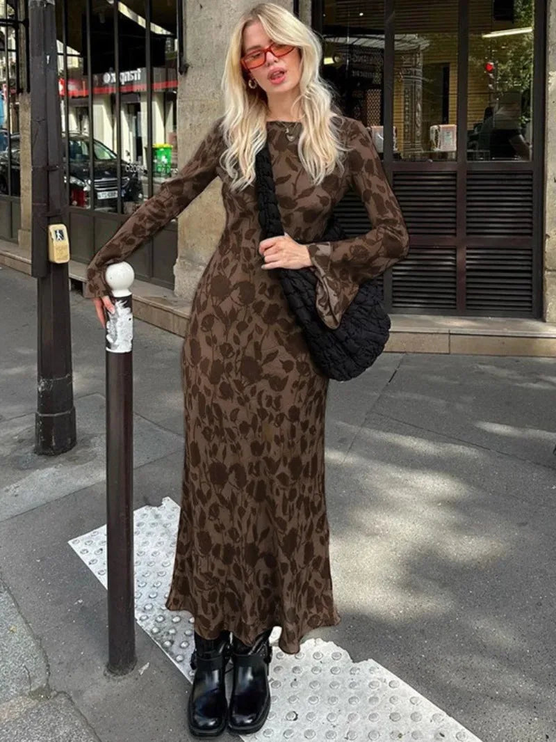 DressBetty - 2024 Elegant O-neck High Waist Evening Party Streetwear Maxi Dress Elegant Maxi Dress with Slit DressBetty - 2024 Elegant O-neck High Waist Evening Party Streetwear Maxi Dress Elegant Maxi Dress with Slit