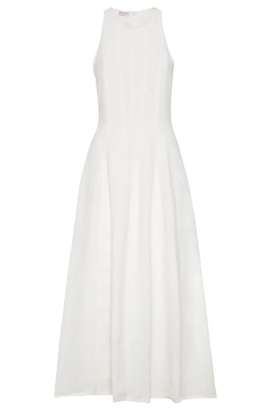 Fluid Twill Dress