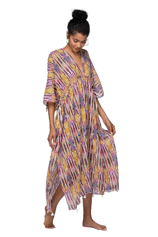 Hippie Daydream Poolside Maxi Dress Trendy Off-Shoulder Ruffle Maxi Dress